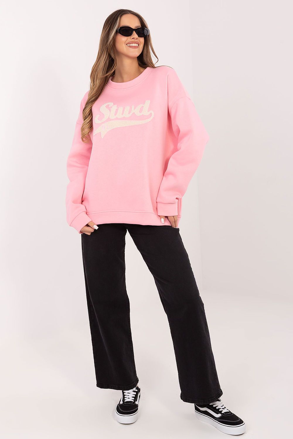   Bluza Damska Model RV-BL-A1080.47 Light Pink - Rue Paris 