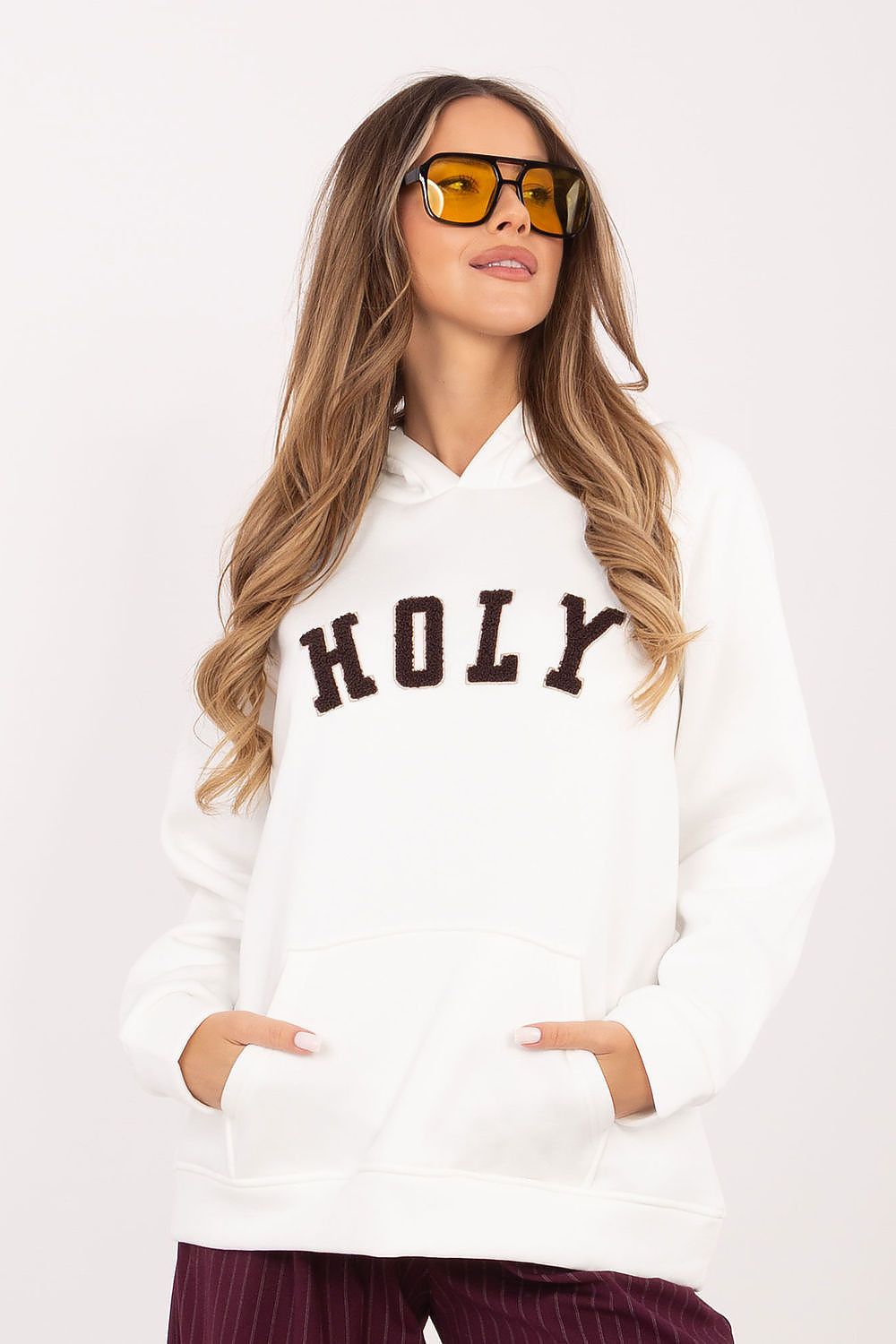   Bluza Damska Model RV-BL-A1082.10 Ecru - Rue Paris 