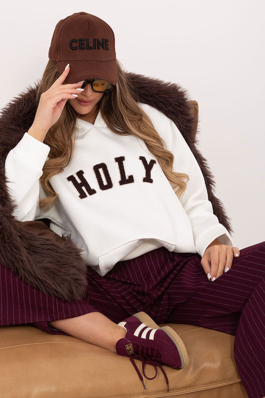   Bluza Damska Model RV-BL-A1082.10 Ecru - Rue Paris 