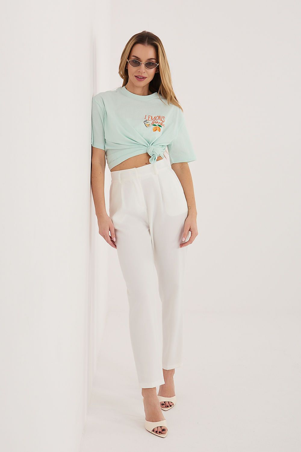   Tshirt Damski Model D12022AJ02645AD Mint - Sublevel 