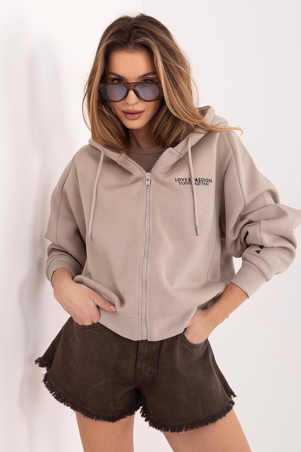   Bluza Damska Model D10600BI02863A2 Beige - Sublevel 