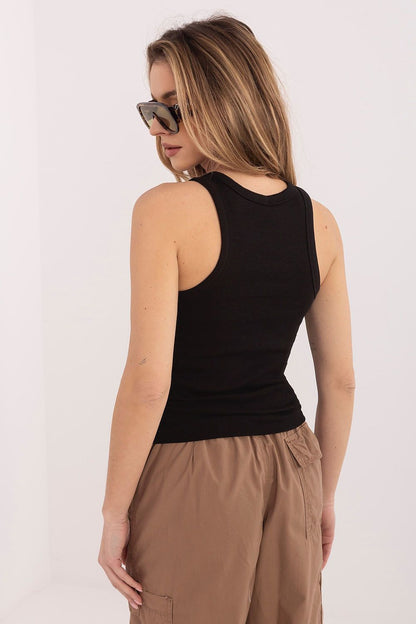  Koszulka Top Model D16005AH02704B Black - Sublevel 