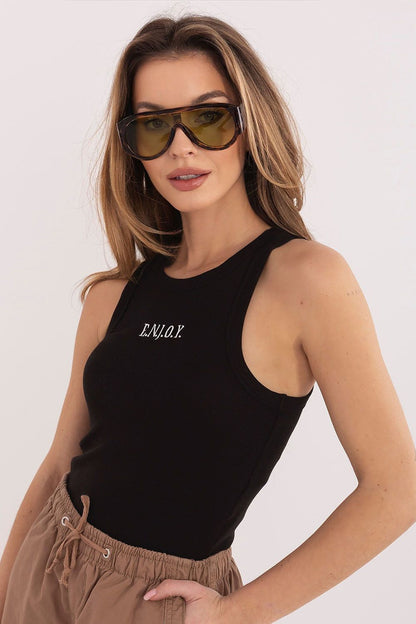  Koszulka Top Model D16005AH02704B Black - Sublevel 