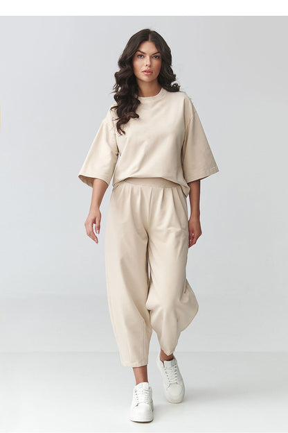  Spodnie Komplet Model M916 Light Beige - Makadamia 