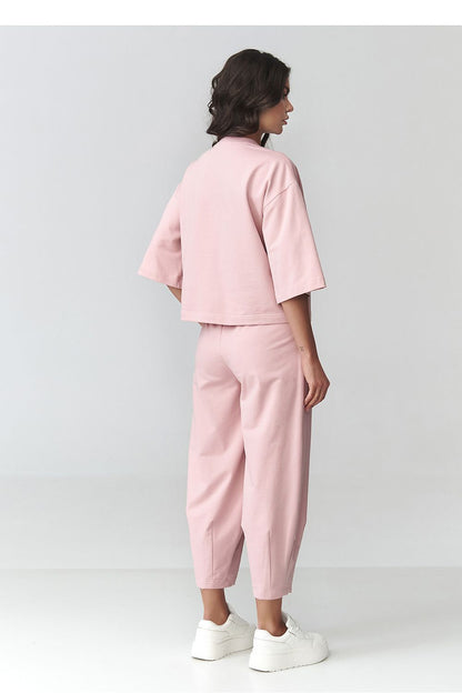 Spodnie Komplet Model M916 Powder Pink - Makadamia 