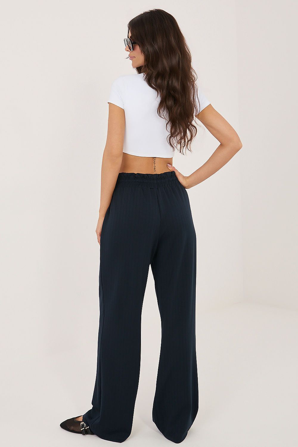  Spodnie Dresowe Model RV-DR-A1292.31 Navy - Rue Paris 