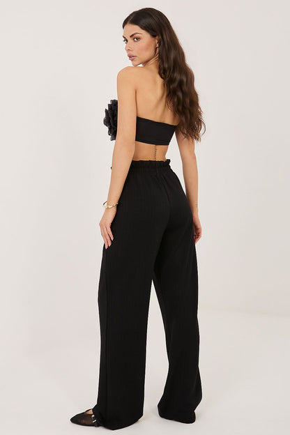  Spodnie Dresowe Model RV-DR-A1292.31 Black - Rue Paris 