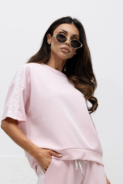   Bluzka Model IT-BZ-97598.96 Light Pink - Factory Price 