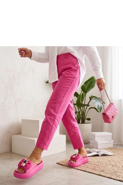  Sandał Klapki Model Nina 8005-1 Pink - Solea 