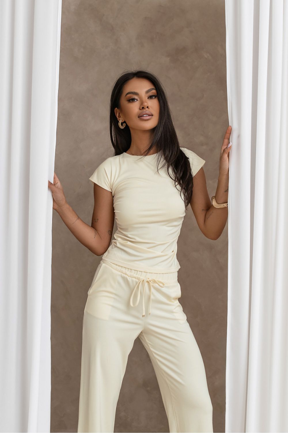  Spodnie Komplet Model Shira 563168585 Yellow - LaBalancia 