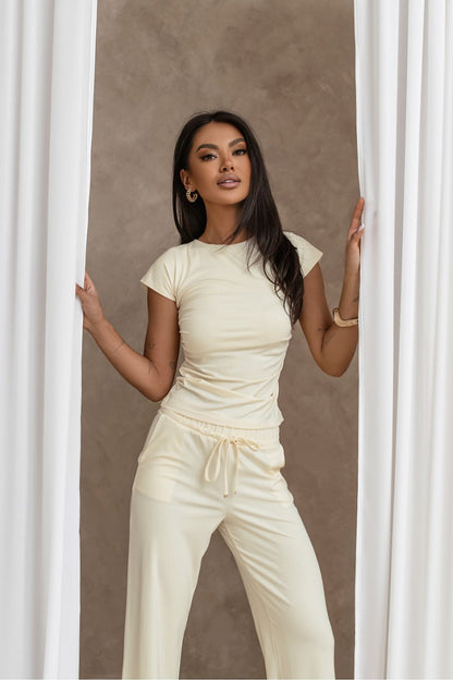  Spodnie Komplet Model Shira 563168585 Yellow - LaBalancia 
