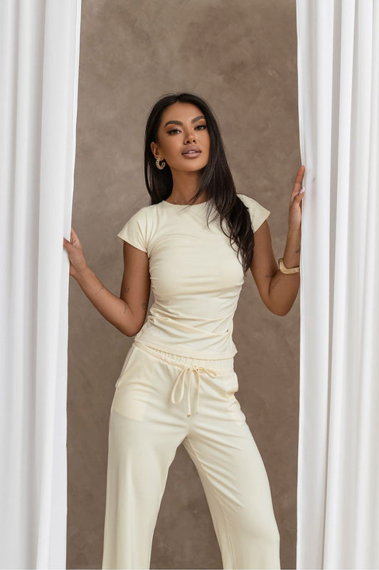  Spodnie Komplet Model Shira 563168585 Yellow - LaBalancia 