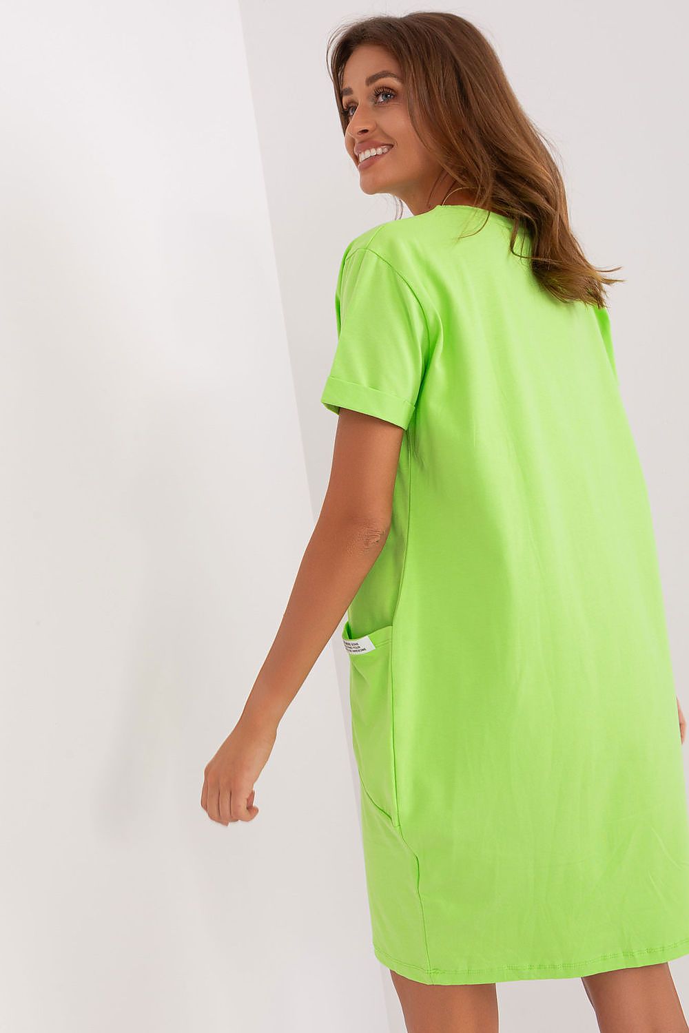  Sukienka Model RV-SK-8724-1.91 Light Green - Rue Paris 