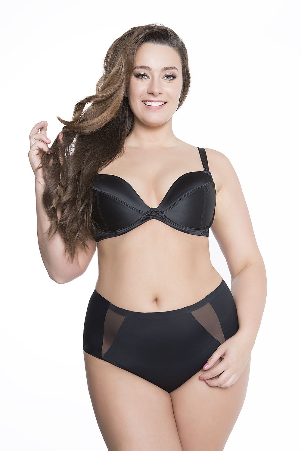   Figi Model Pearl Black - Julimex Lingerie 