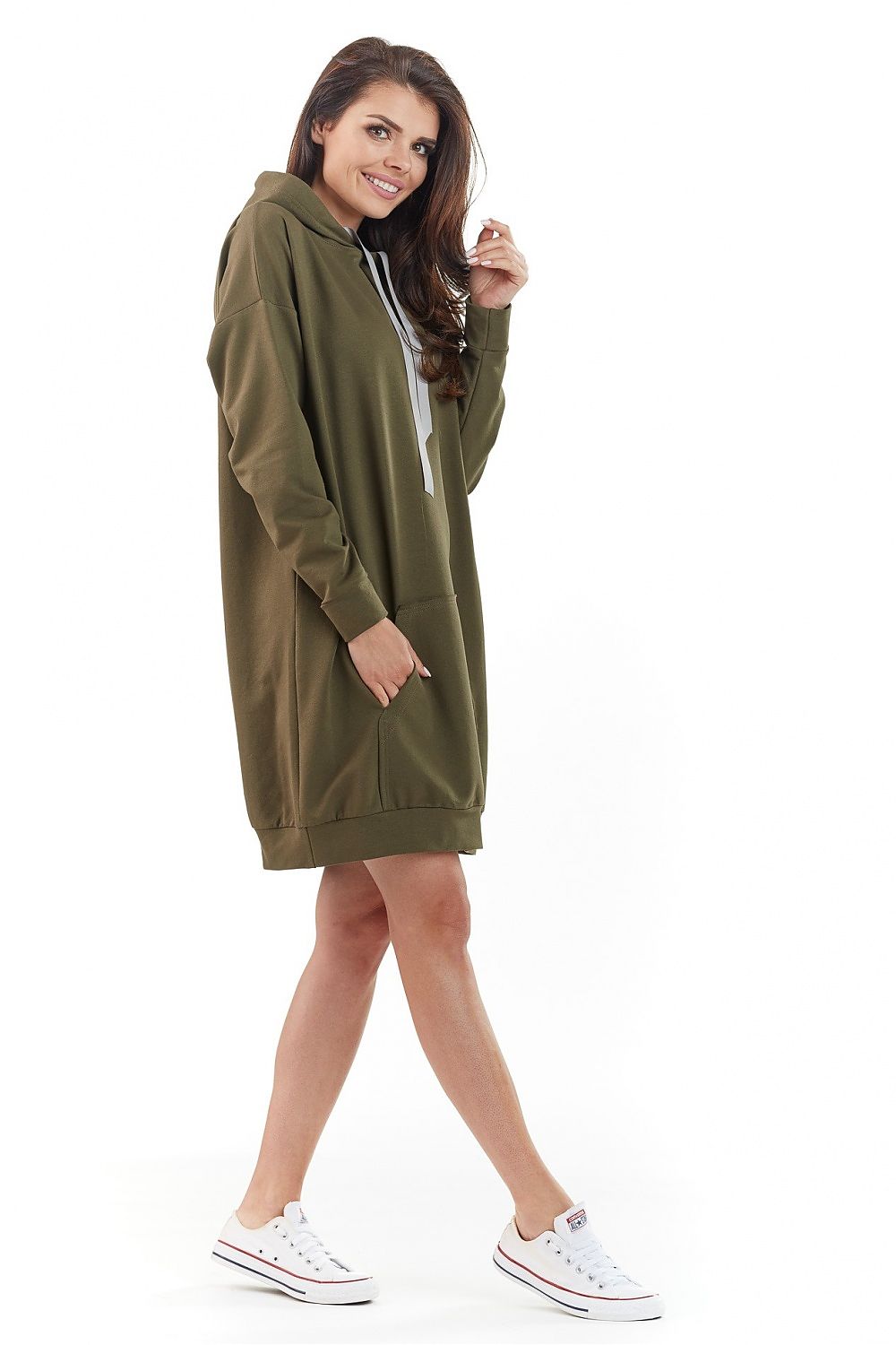   Bluza Damska Model A212 Khaki - awama 