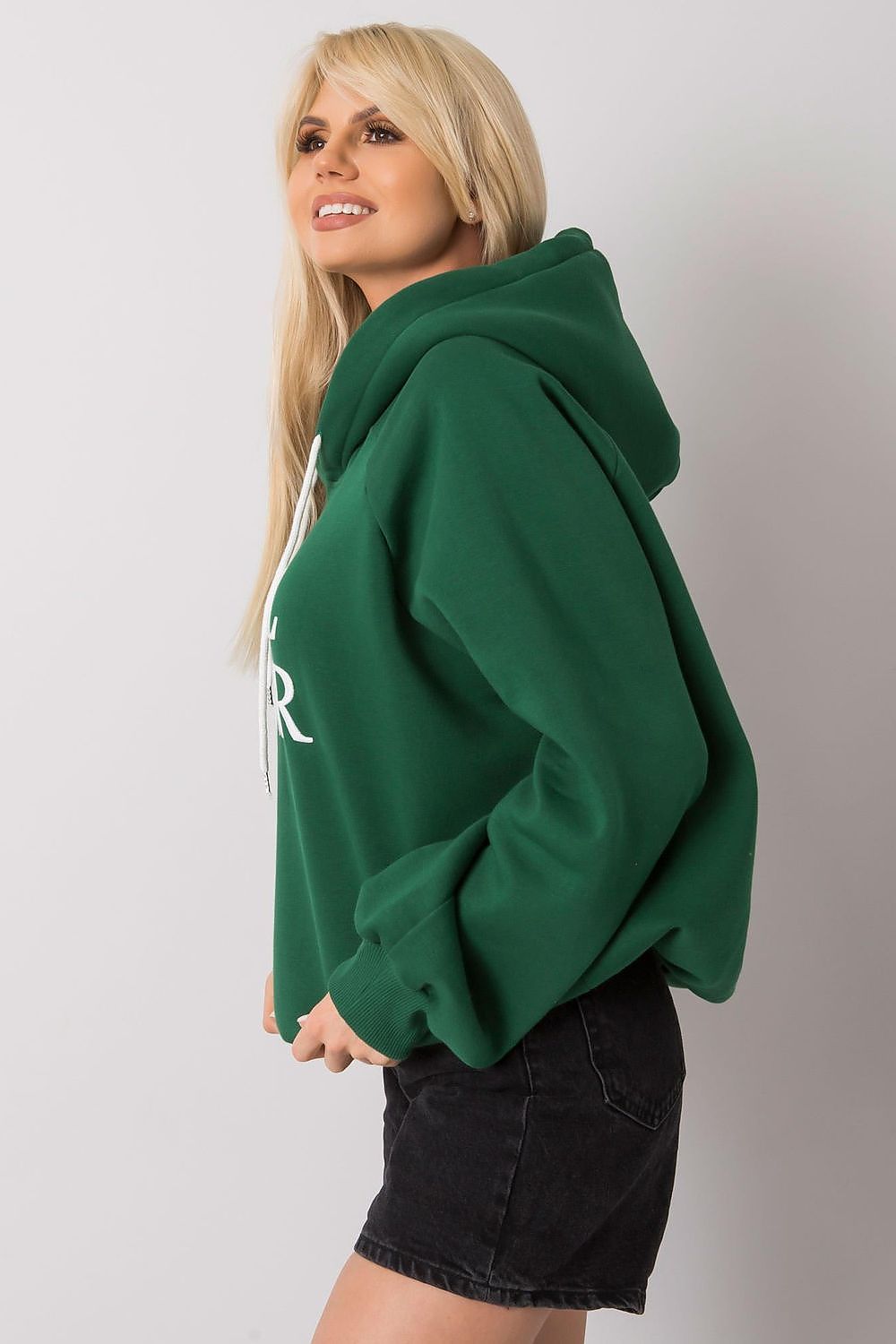   Bluza Damska Model EM-BL-651/3.39X Dark Green - Ex Moda 