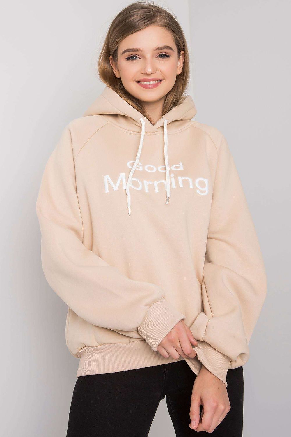   Bluza Damska Model EM-BL-651/1.21X Beige - Ex Moda 