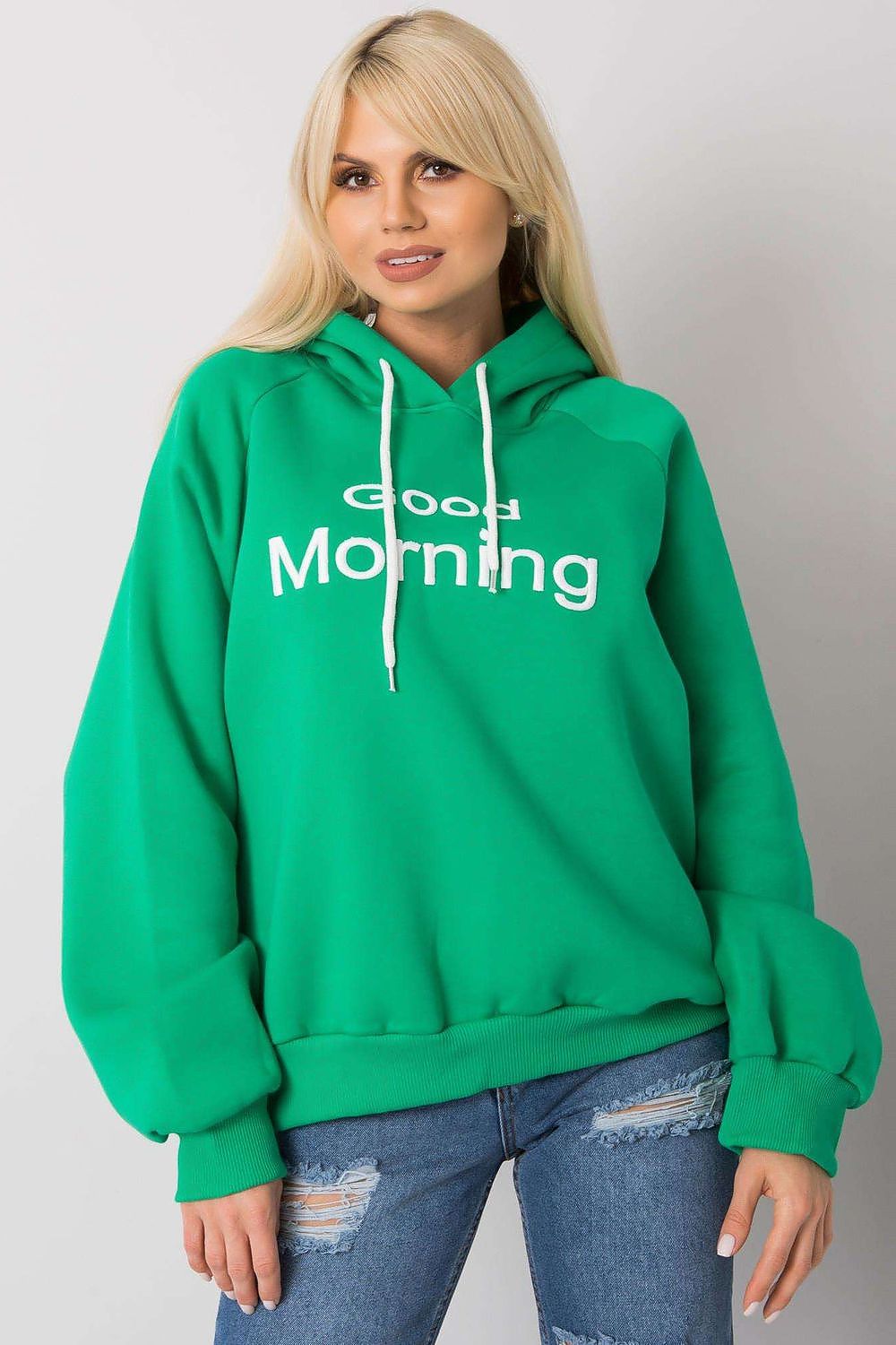   Bluza Damska Model EM-BL-651/1.21X Green - Ex Moda 