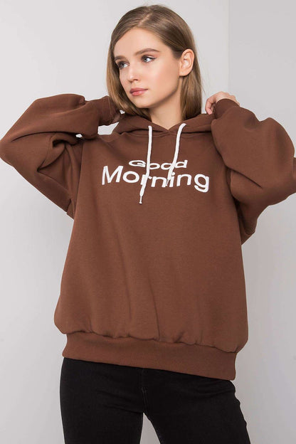  Bluza Damska Model EM-BL-651/1.21X Brown - Ex Moda 
