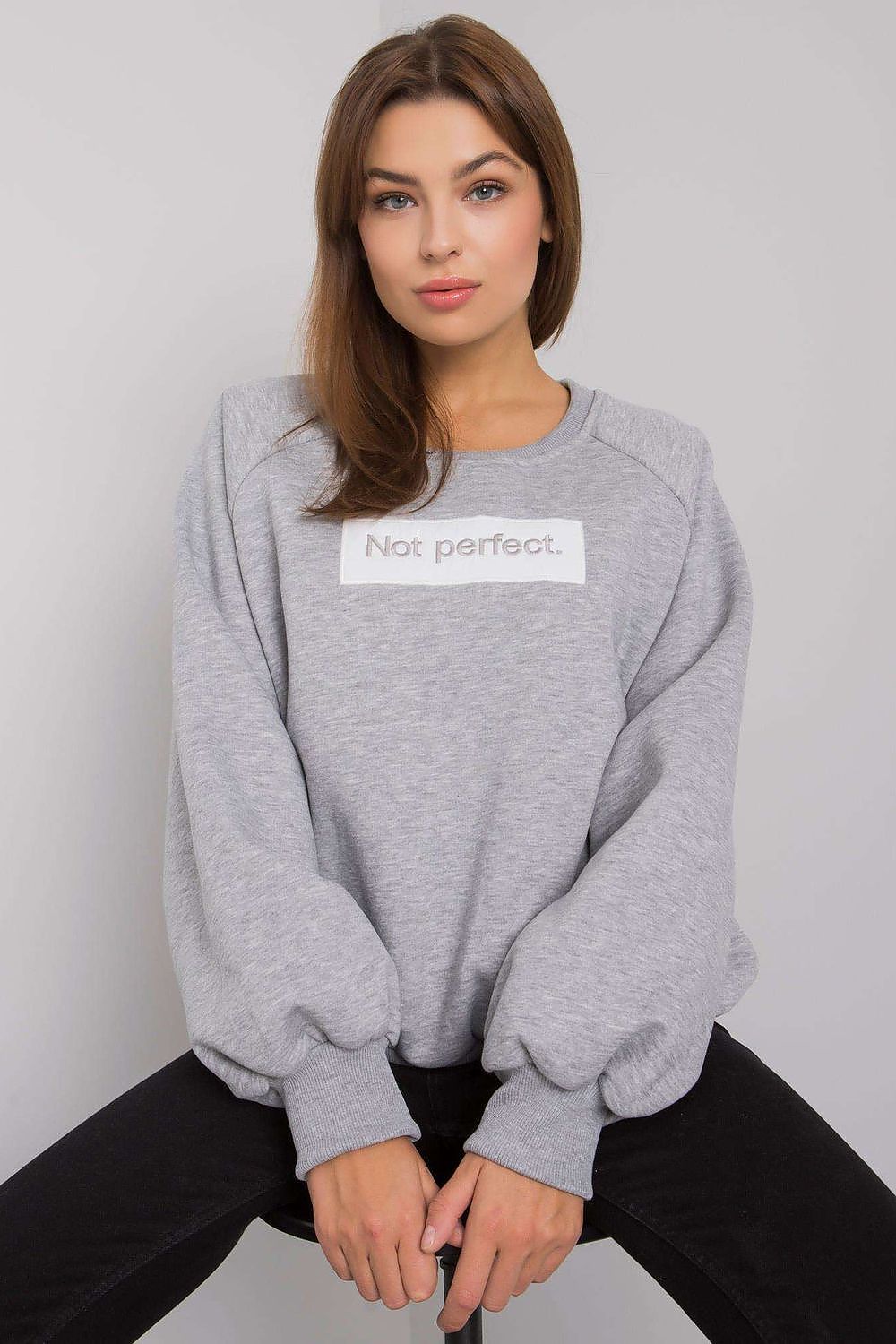   Bluza Damska Model EM-BL-652.13P Grey - Ex Moda 
