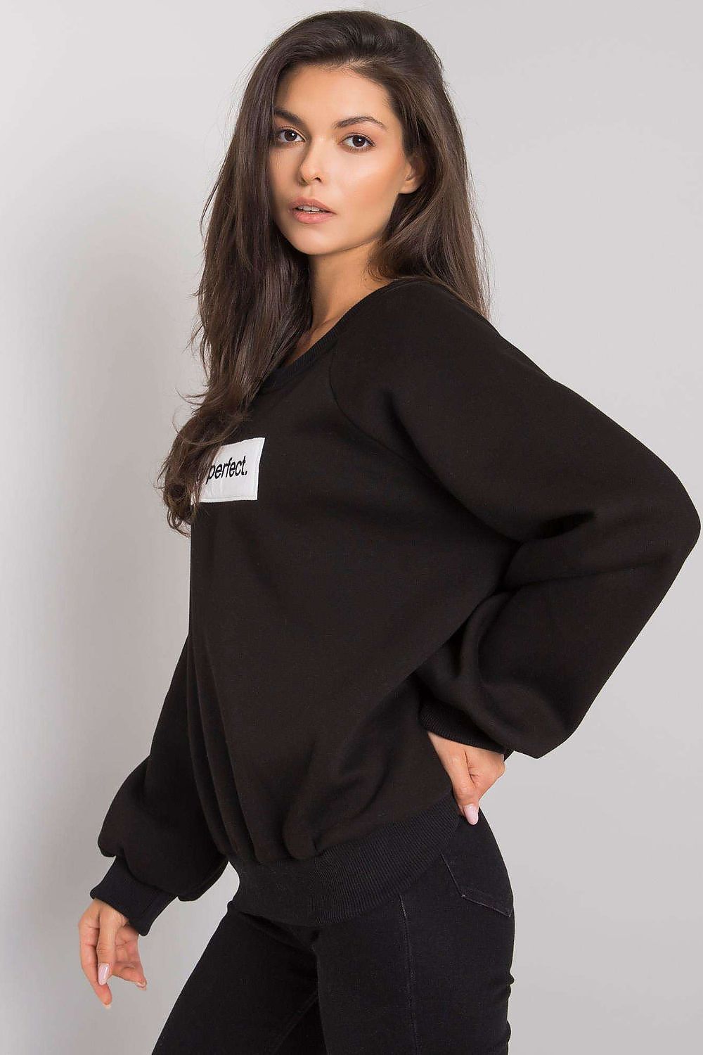   Bluza Damska Model EM-BL-652.13P Black - Ex Moda 