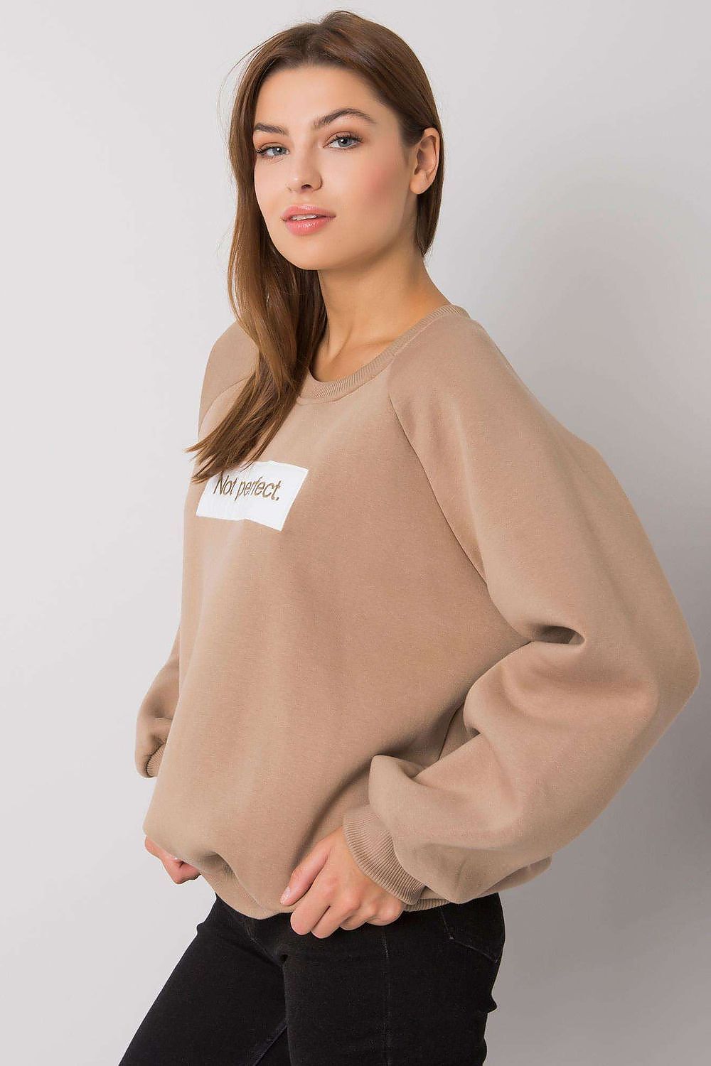   Bluza Damska Model EM-BL-652.13P Beige - Ex Moda 
