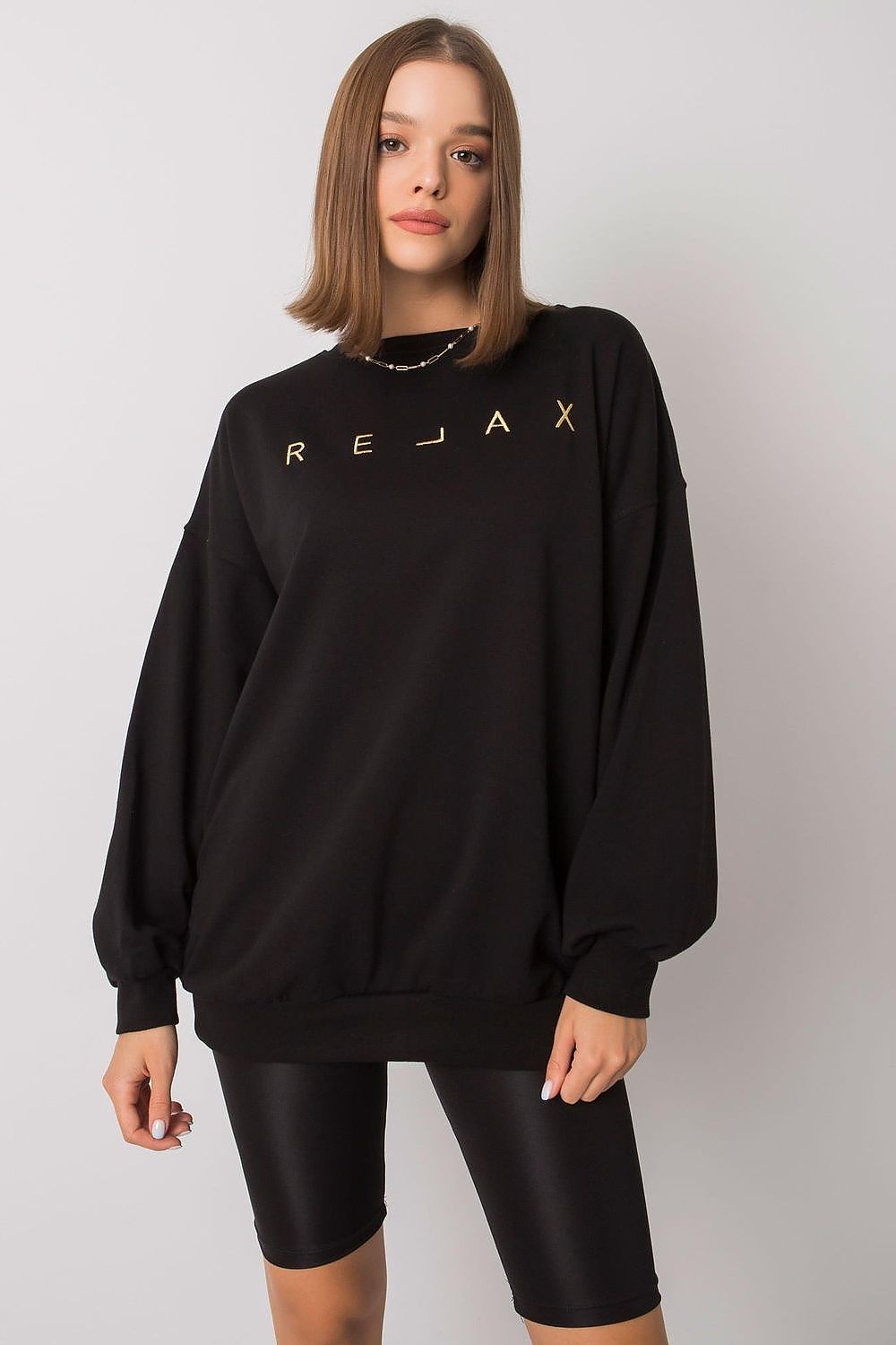   Bluza Damska Model EM-BL-536/2.04 Black - Ex Moda 