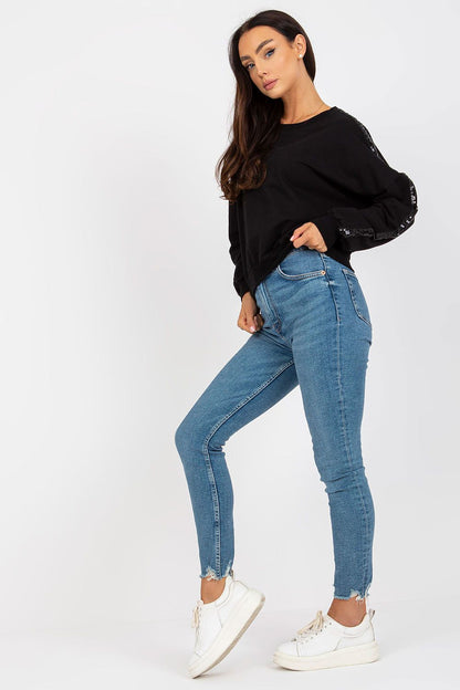   Bluza Damska Model RV-BL-8067.88 Black - Rue Paris 