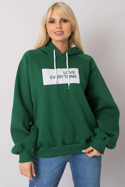   Bluza Damska Model EM-BL-651/2.41X Dark Green - Ex Moda 