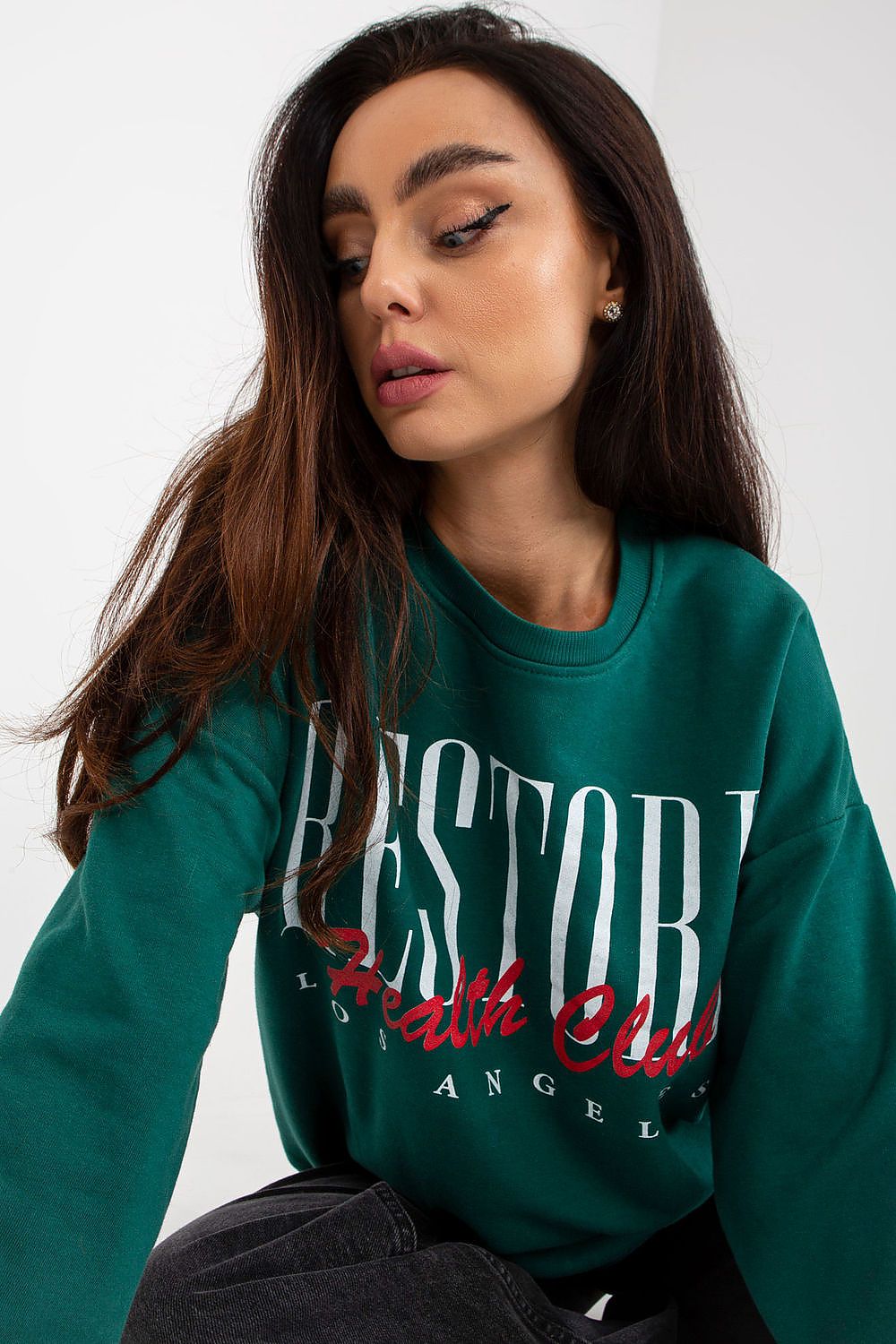   Bluza Damska Model EM-BL-7886.88 Dark Green - EM 