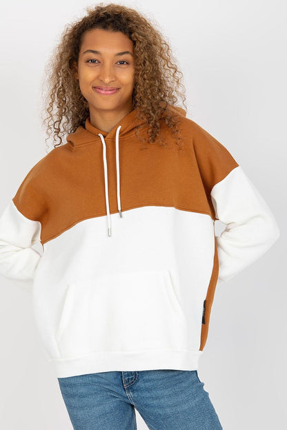   Bluza Damska Model AP-BL-AP-3001.98P Light Brown - Rue Paris 
