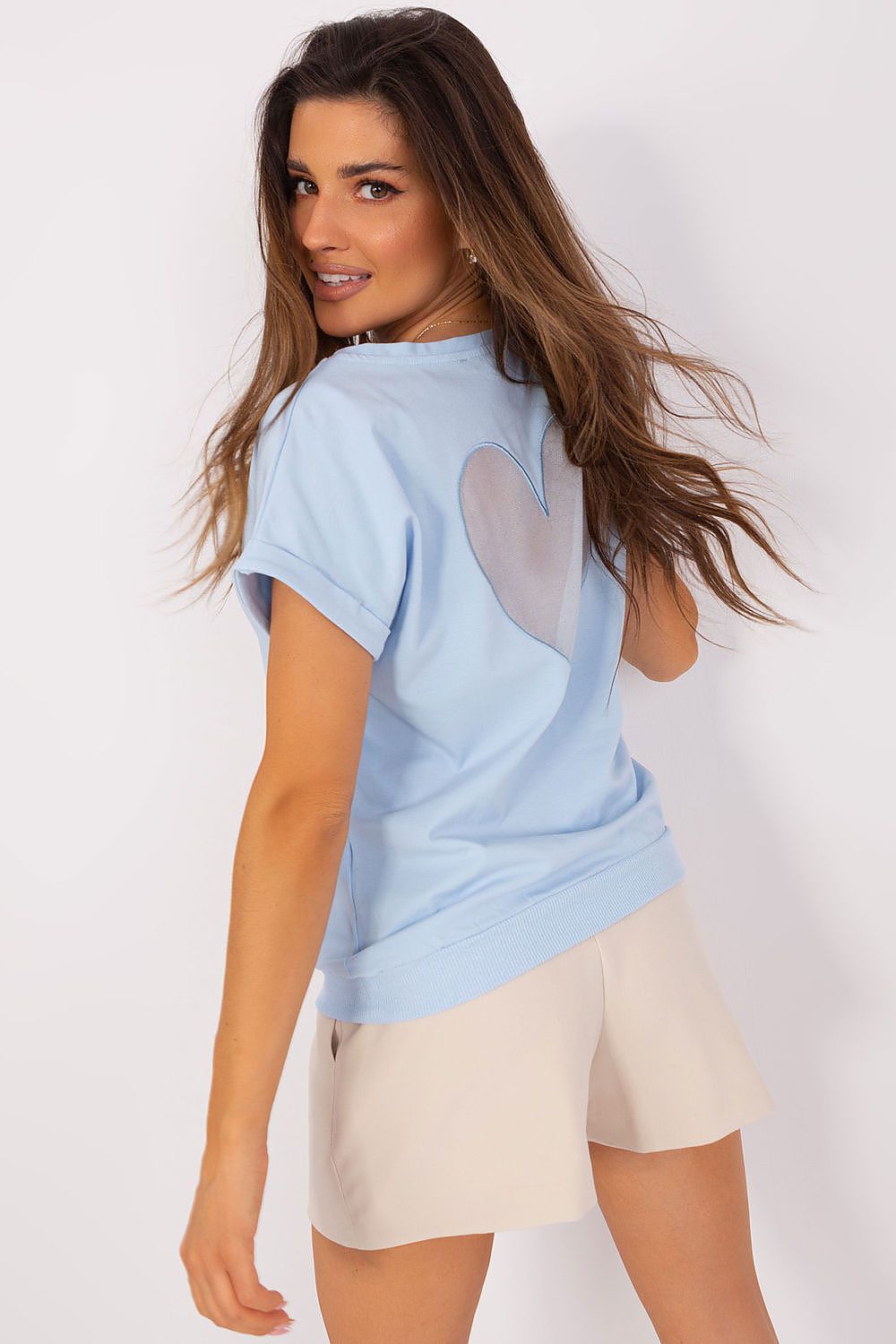   Bluzka Model RV-BZ-8836.86 Light Blue - Relevance 