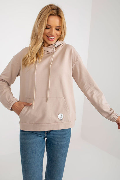   Bluza Damska Model RV-BL-8655.00P Beige - Relevance 